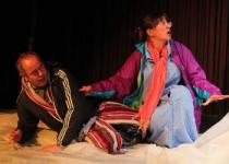 Funérailles d'hiver  en répétitions par la troupe du Théâtre du Jeudi
